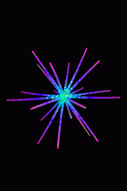 110 cm Big LED Star Light – Remote-Controlled Color Display for Christmas, Events, and Home Decor